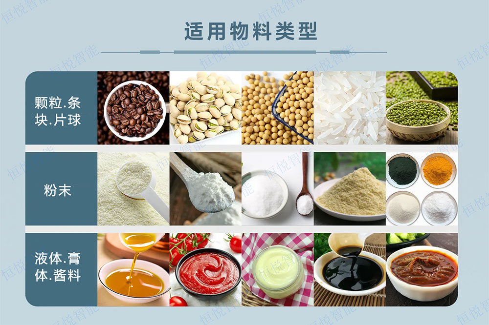 全自动给袋式草莓社区网址的新地址适用物料类型