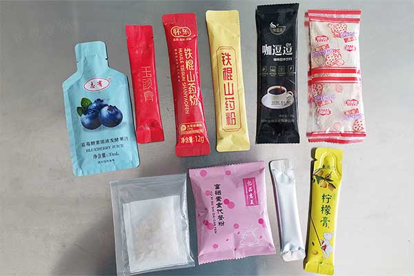 全自动豆浆粉草莓社区网址的新地址可实现背封长条袋型，三边封、圆角袋型等精美包装